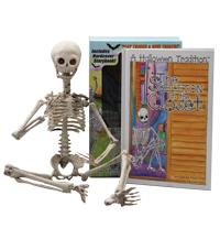 Skeleton in the closet book and doll set